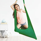Silla hamaca infantil colgante estilo capullo, ideal para juego y relajación en interiores, medidas 100 cm x 280 cm. 2