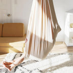 Silla hamaca infantil colgante estilo capullo, ideal para juego y relajación en interiores, medidas 100 cm x 280 cm. 8