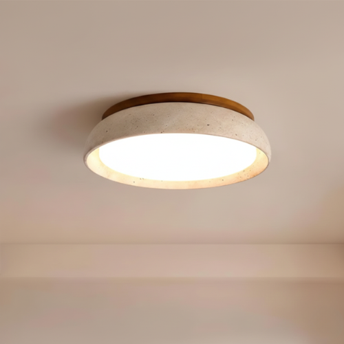 Lámpara de techo Piedra Travertino | Piedra