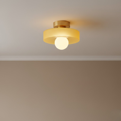 De Techo Empotrable De Laton Halo - Lámpara de techo