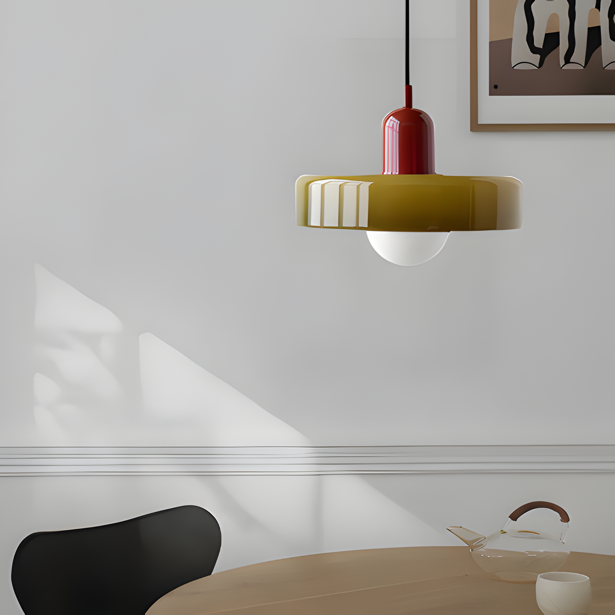 Lámpara colgante Aurora Disc - Elegancia atemporal