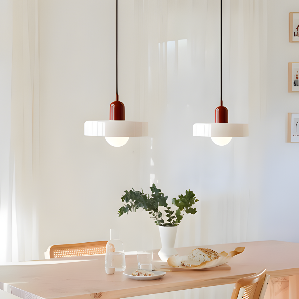 Lámpara colgante Aurora Disc - Elegancia atemporal