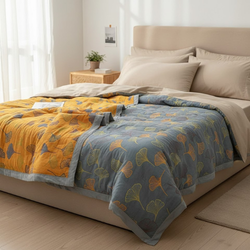 Colcha floral Jacquard - Edredón