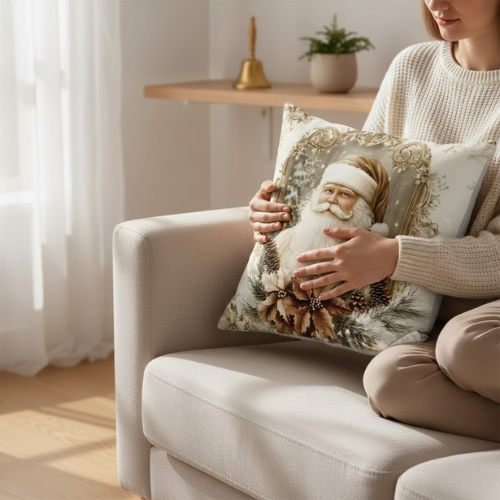 Fundas de cojín navideñas vintage - Cojines