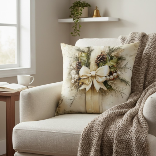 Fundas de cojín navideñas vintage - Cojines