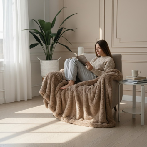 Manta acogedora para el sofá - Manta de invierno