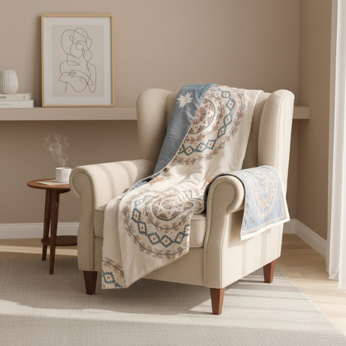 Manta reversible del suroeste - Manta de algodón