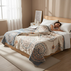 Manta reversible del suroeste - Manta de algodón