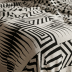 Manta Geometrica Monocromatica - Manta para arropar