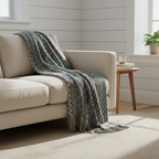 Manta Decorativa Con Patron Chevron - Manta para arropar