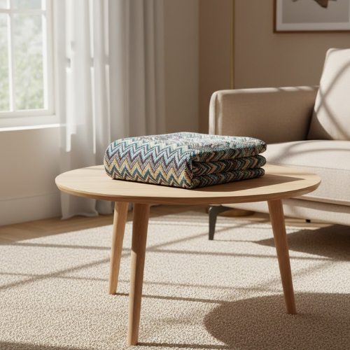 Manta Decorativa Con Patron Chevron - Manta para arropar