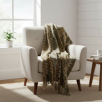 Manta Decorativa Con Patron Chevron - Manta para arropar