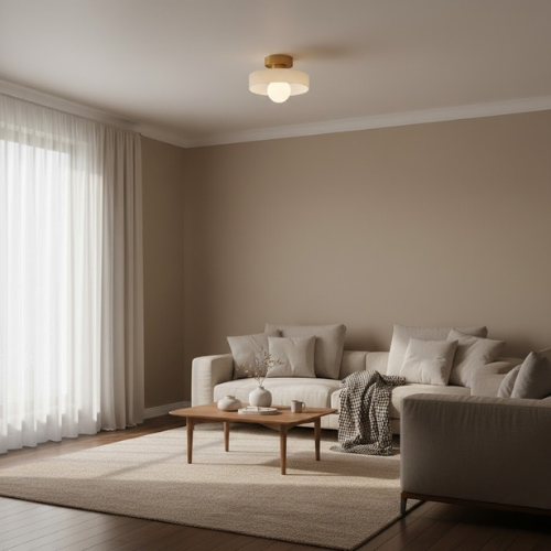 De Techo Empotrable De Laton Halo - Lámpara de techo