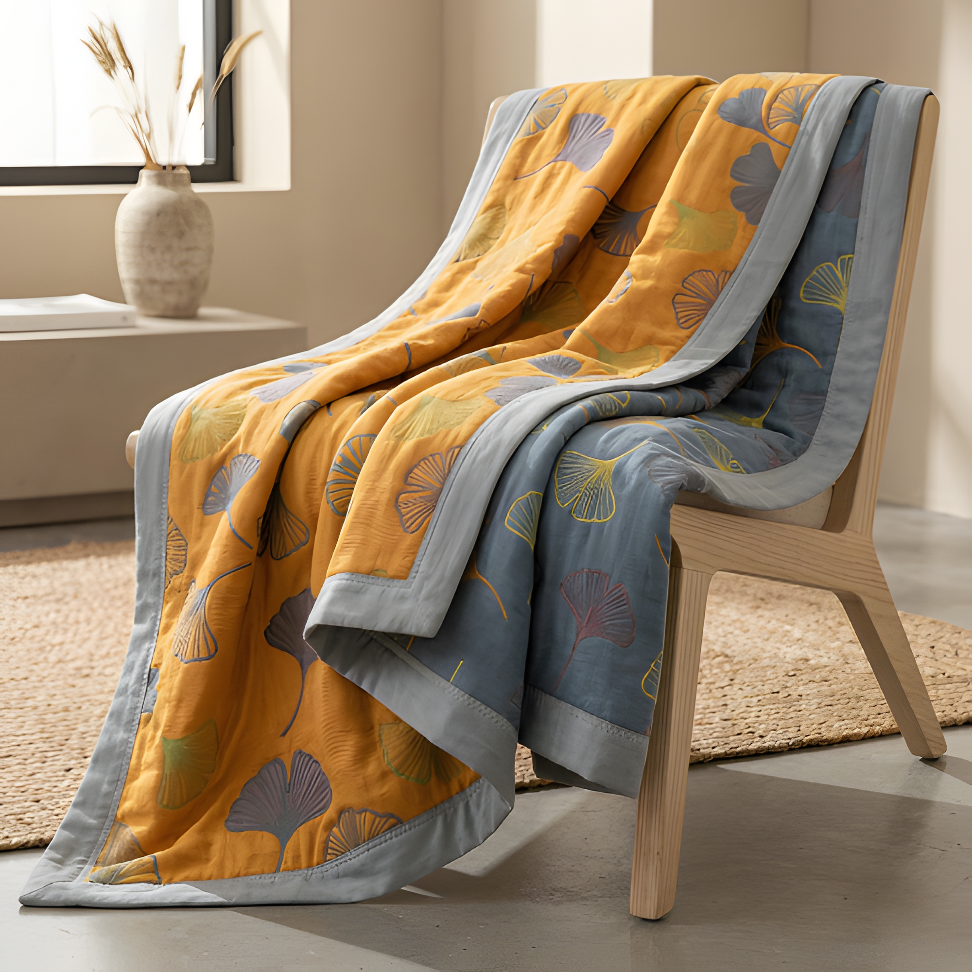 Colcha floral Jacquard - Edredón