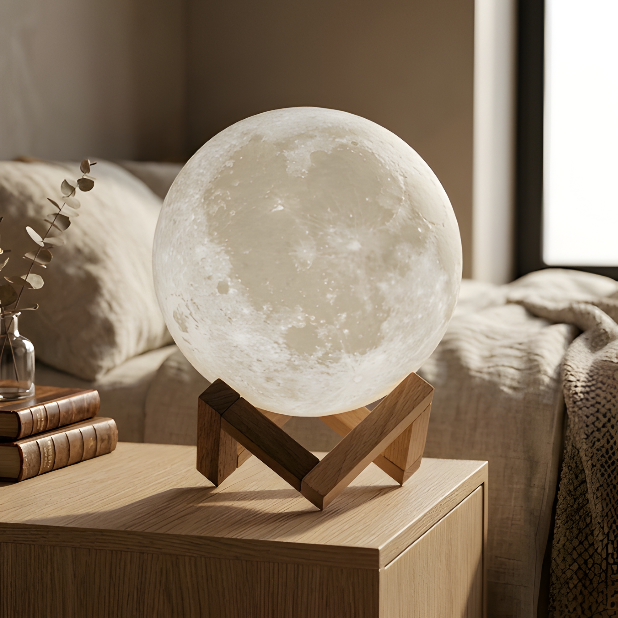 Lámpara lunar con brillo lunar l Lámparas