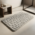 Alfombra versátil con relieve de adoquines - Alfombra de baño