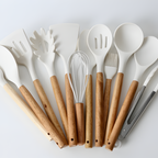 Juego de utensilios de silicona Purewood - Utensilios de cocina