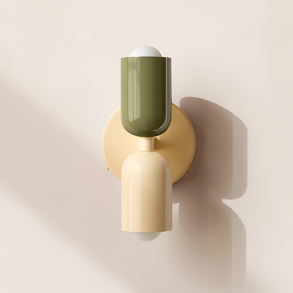 Aplique de pared Solara Dual Tone - Escandinavo colorido