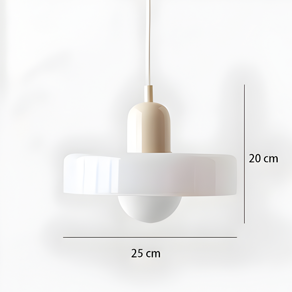 Lámpara colgante Aurora Disc - Elegancia atemporal