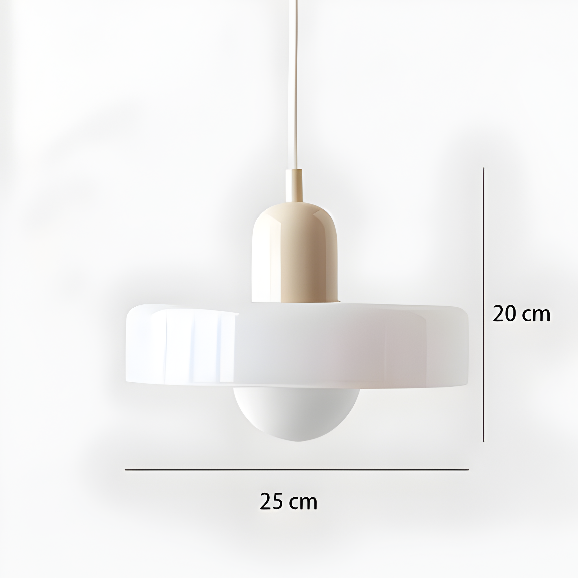 Lámpara colgante Aurora Disc - Elegancia atemporal