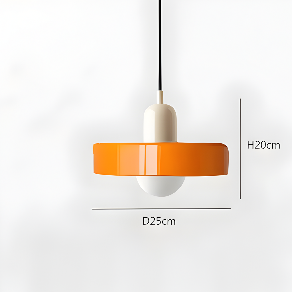 Lámpara colgante Aurora Disc - Elegancia atemporal