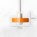 Lámpara colgante Aurora Disc - Elegancia atemporal