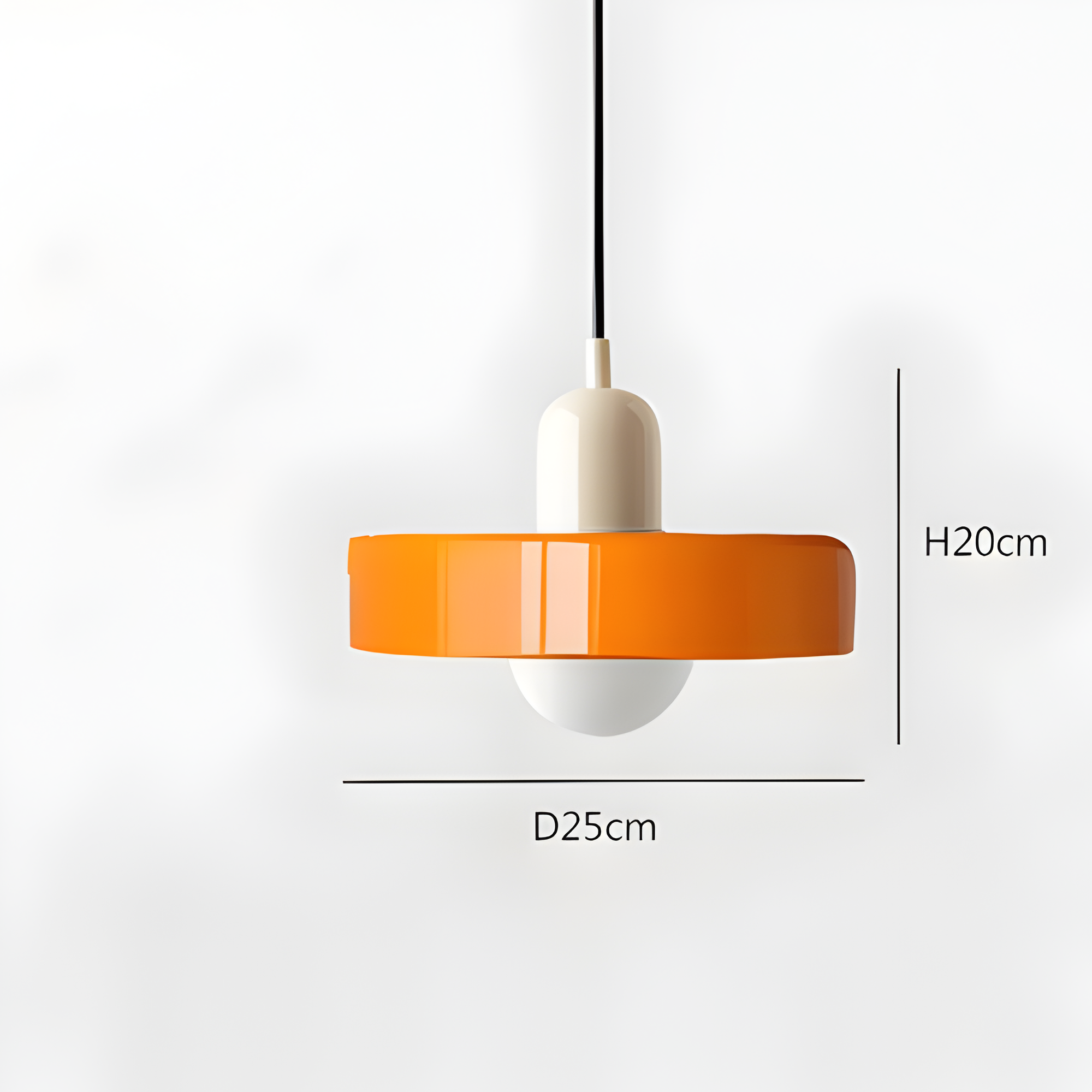 Lámpara colgante Aurora Disc - Elegancia atemporal