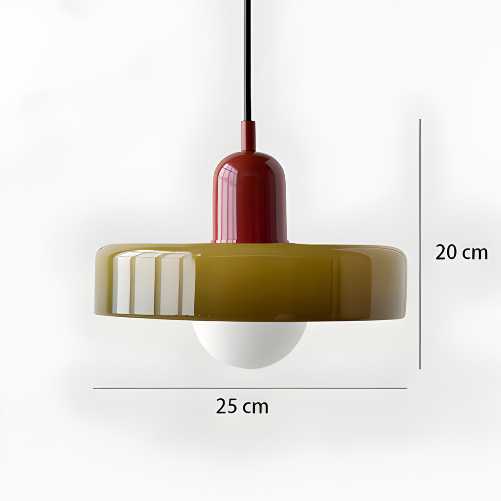Lámpara colgante Aurora Disc - Elegancia atemporal