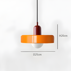 Lámpara colgante Aurora Disc - Elegancia atemporal