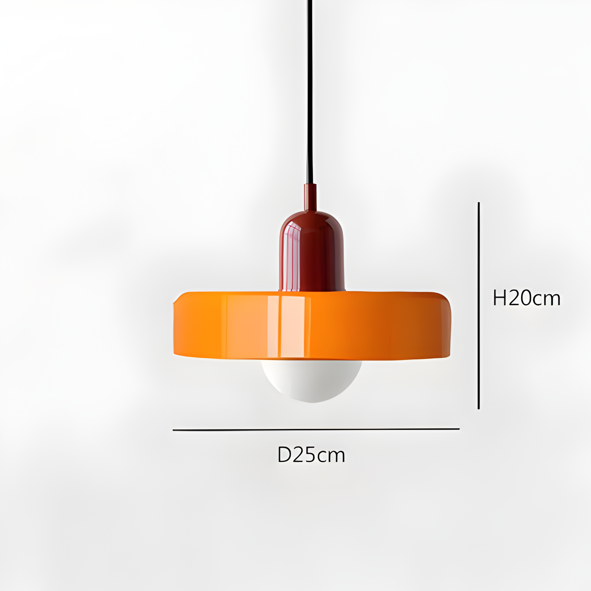 Lámpara colgante Aurora Disc - Elegancia atemporal