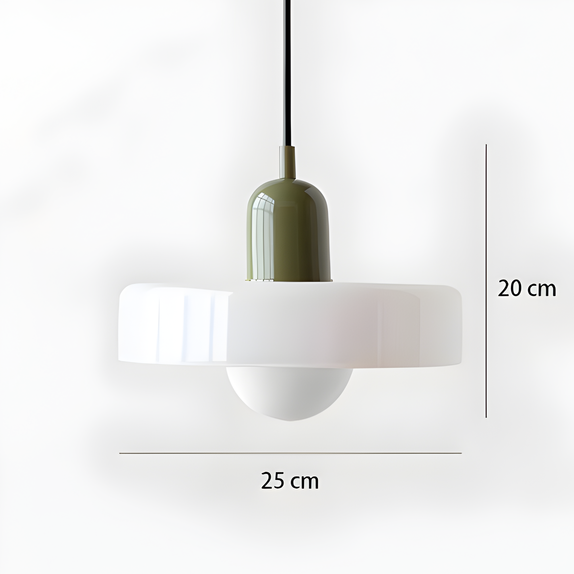 Lámpara colgante Aurora Disc - Elegancia atemporal