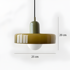 Lámpara colgante Aurora Disc - Elegancia atemporal