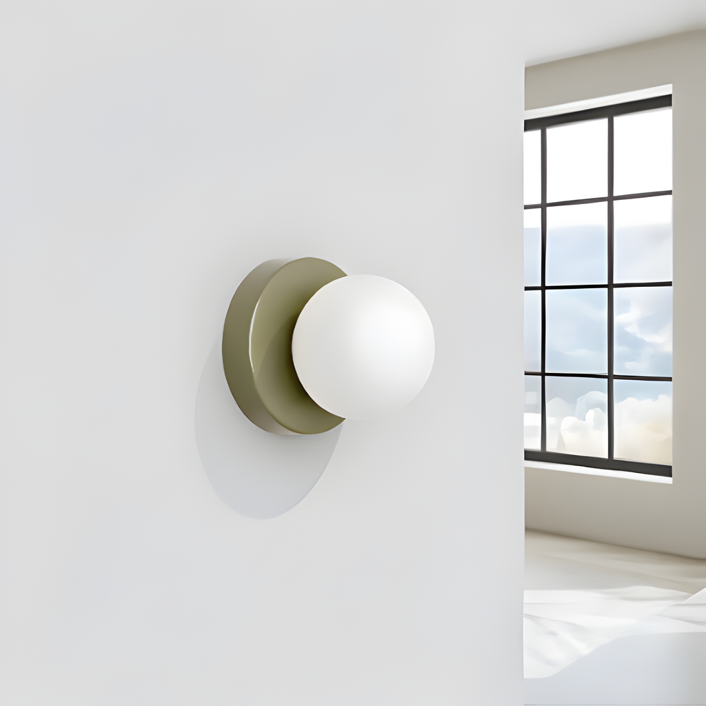 Aplique Nordico Globo - Luz LED