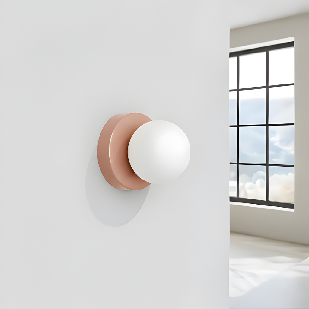 Aplique Nordico Globo - Luz LED