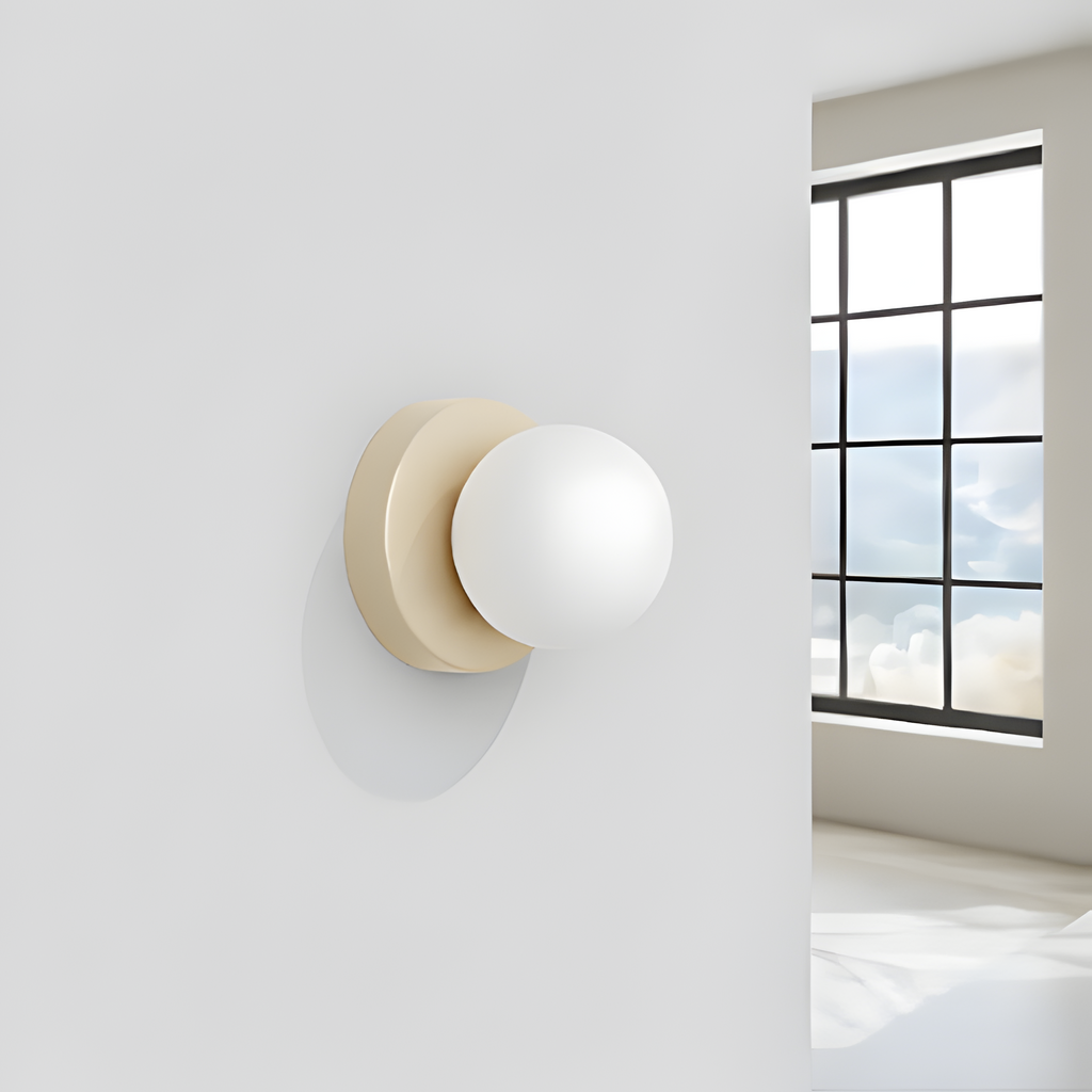 Aplique Nordico Globo - Luz LED