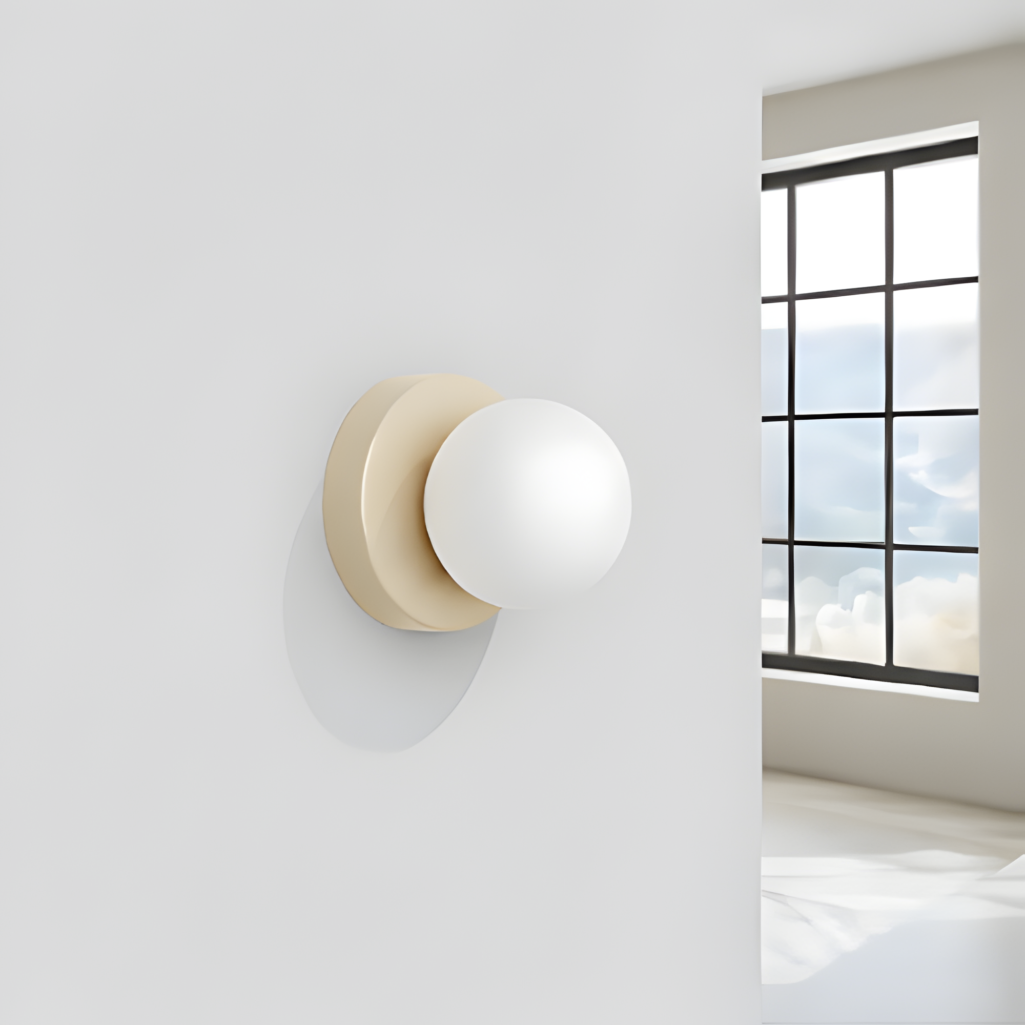 Aplique Nordico Globo - Luz LED