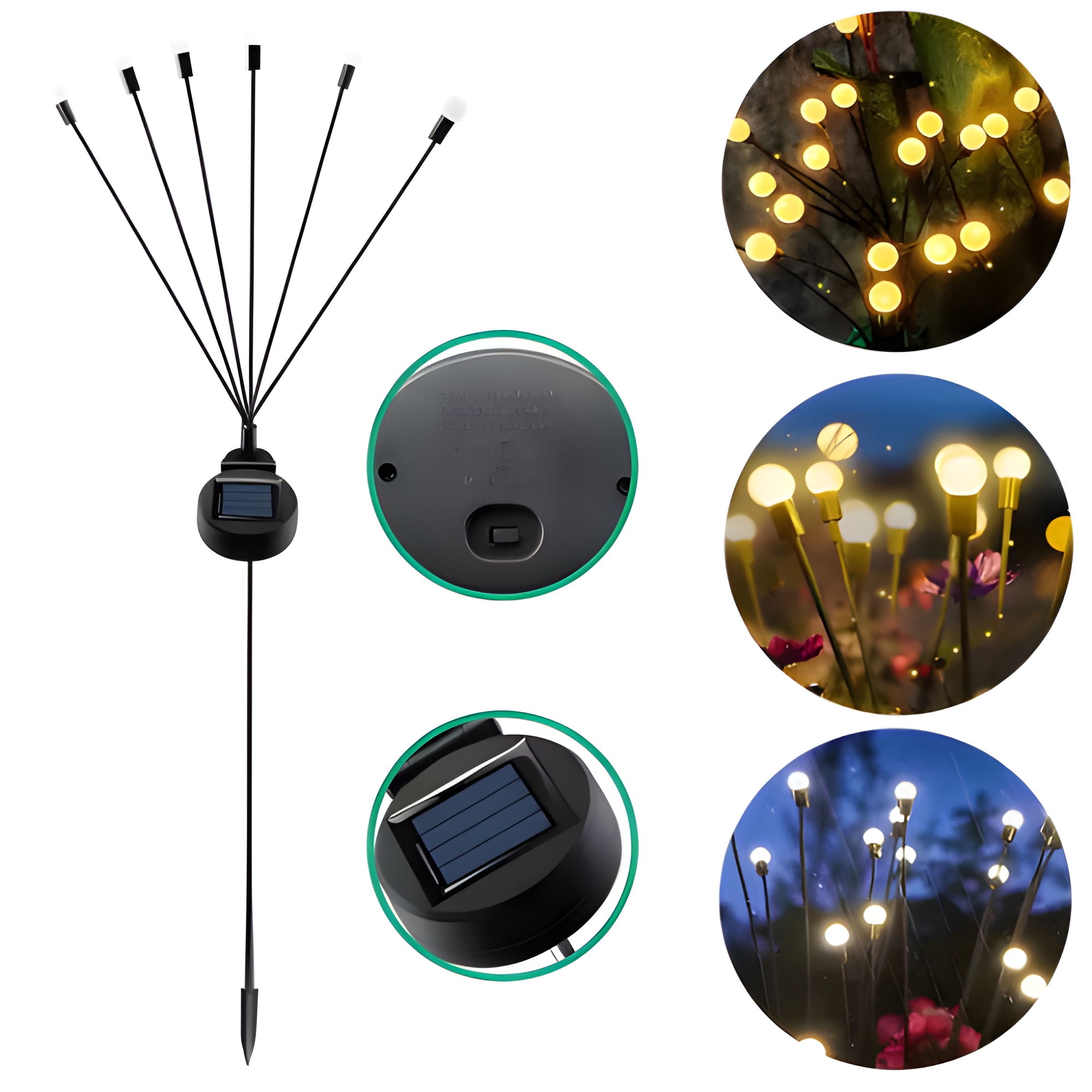 Luces de jardín con efecto luciérnaga - Luces luminosas