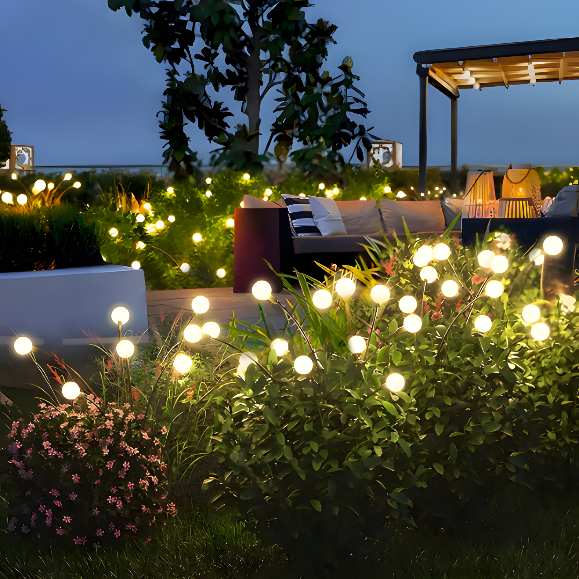 Luces de jardín con efecto luciérnaga - Luces luminosas