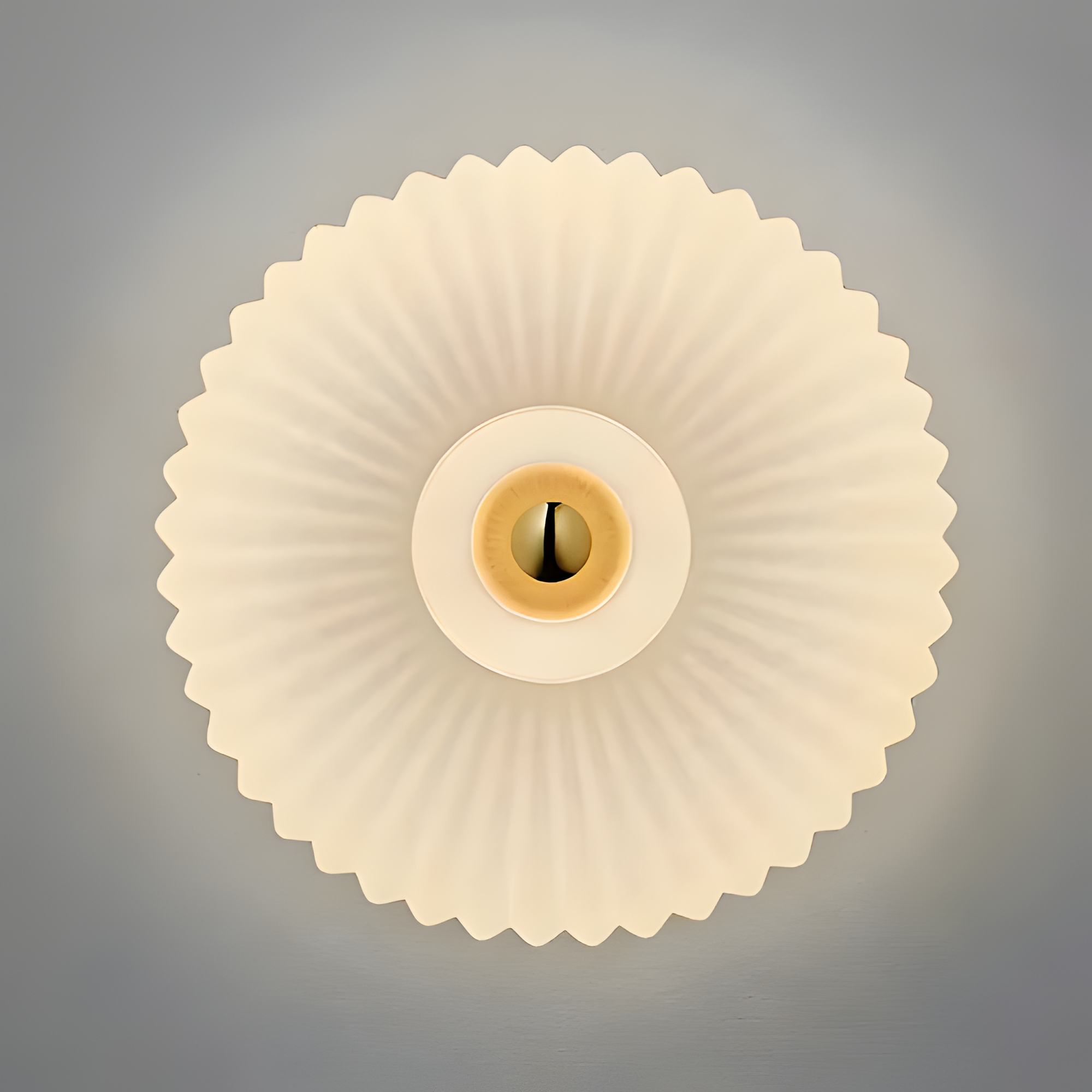 Aplique de pared con disco acanalado - Moderno LED