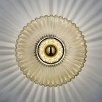 Aplique de pared con disco acanalado - Moderno LED
