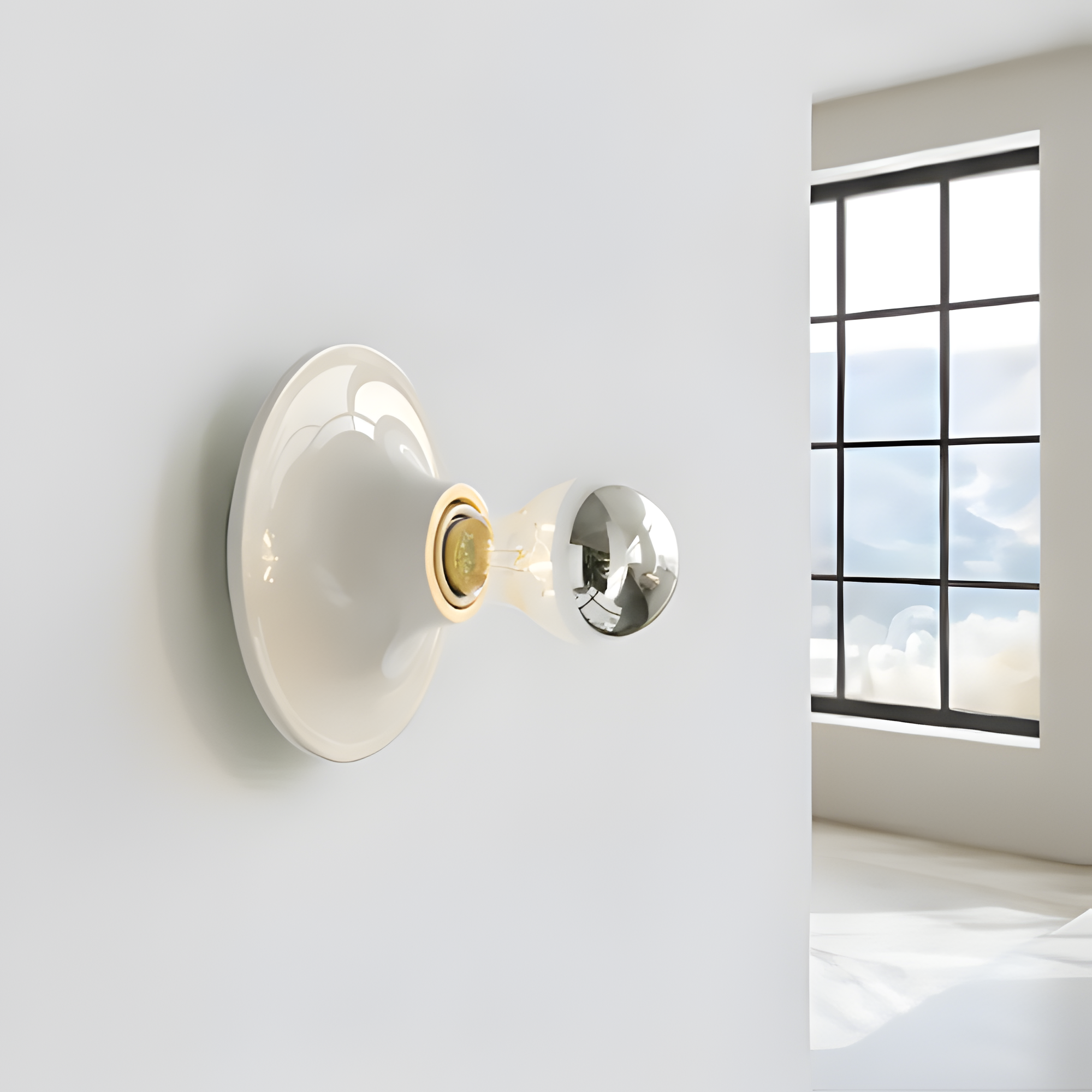 Lámpara De Pared Redonda - Moderno y dinámico