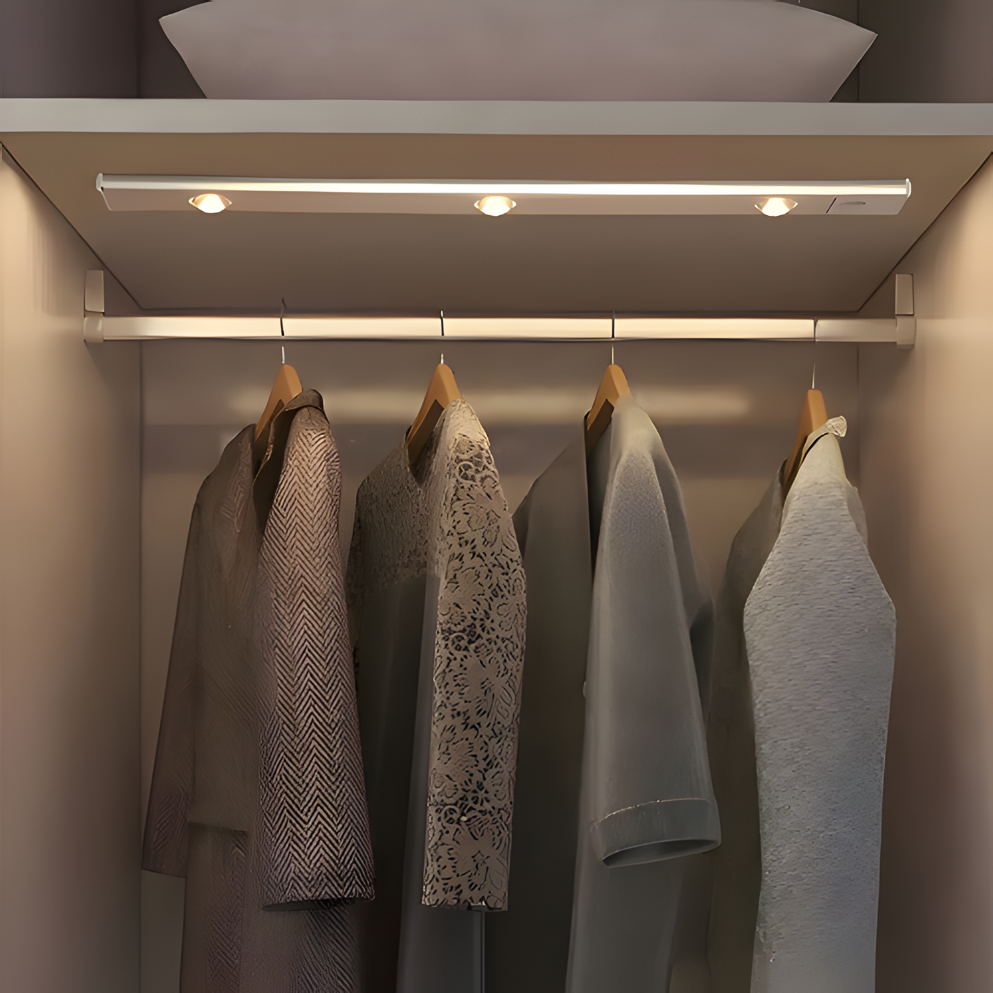 Barra De Luz Lineal Para Bajo Estante - Diseño moderno