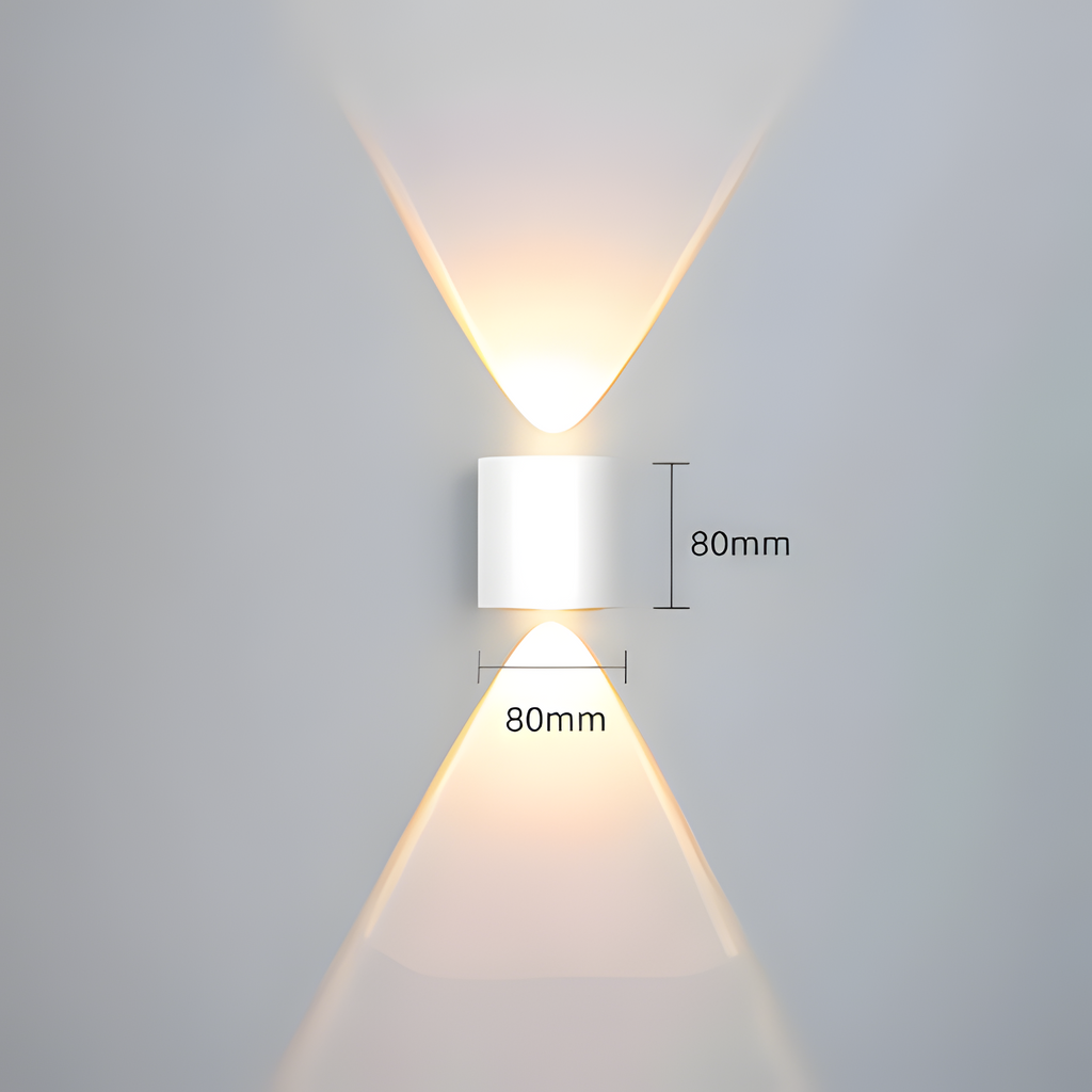 Lámpara De Pared De Doble Haz De Luz - LED resistente al agua