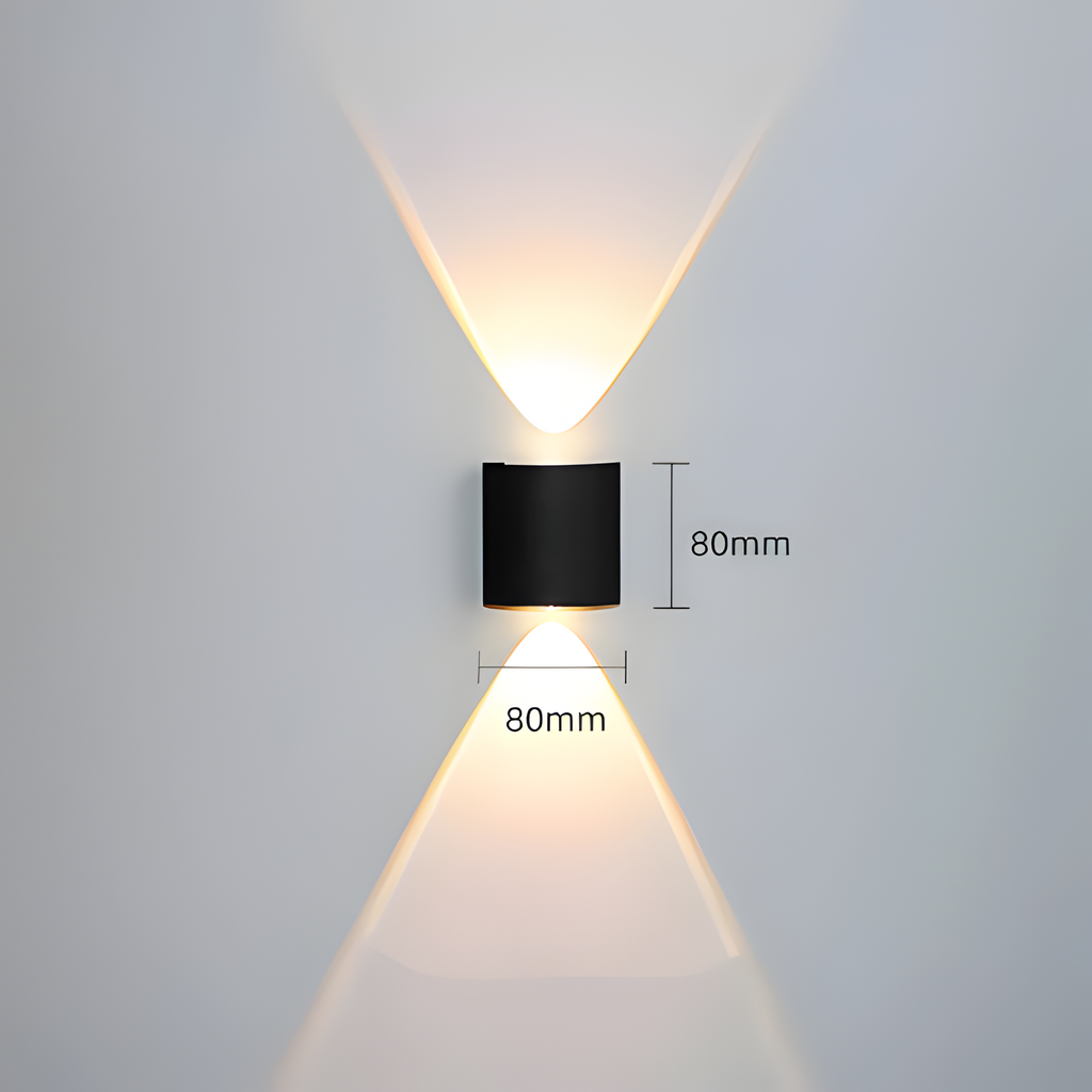 Lámpara De Pared De Doble Haz De Luz - LED resistente al agua