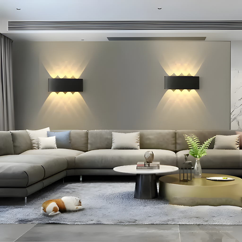 Lámpara De Pared De Doble Haz De Luz - LED resistente al agua
