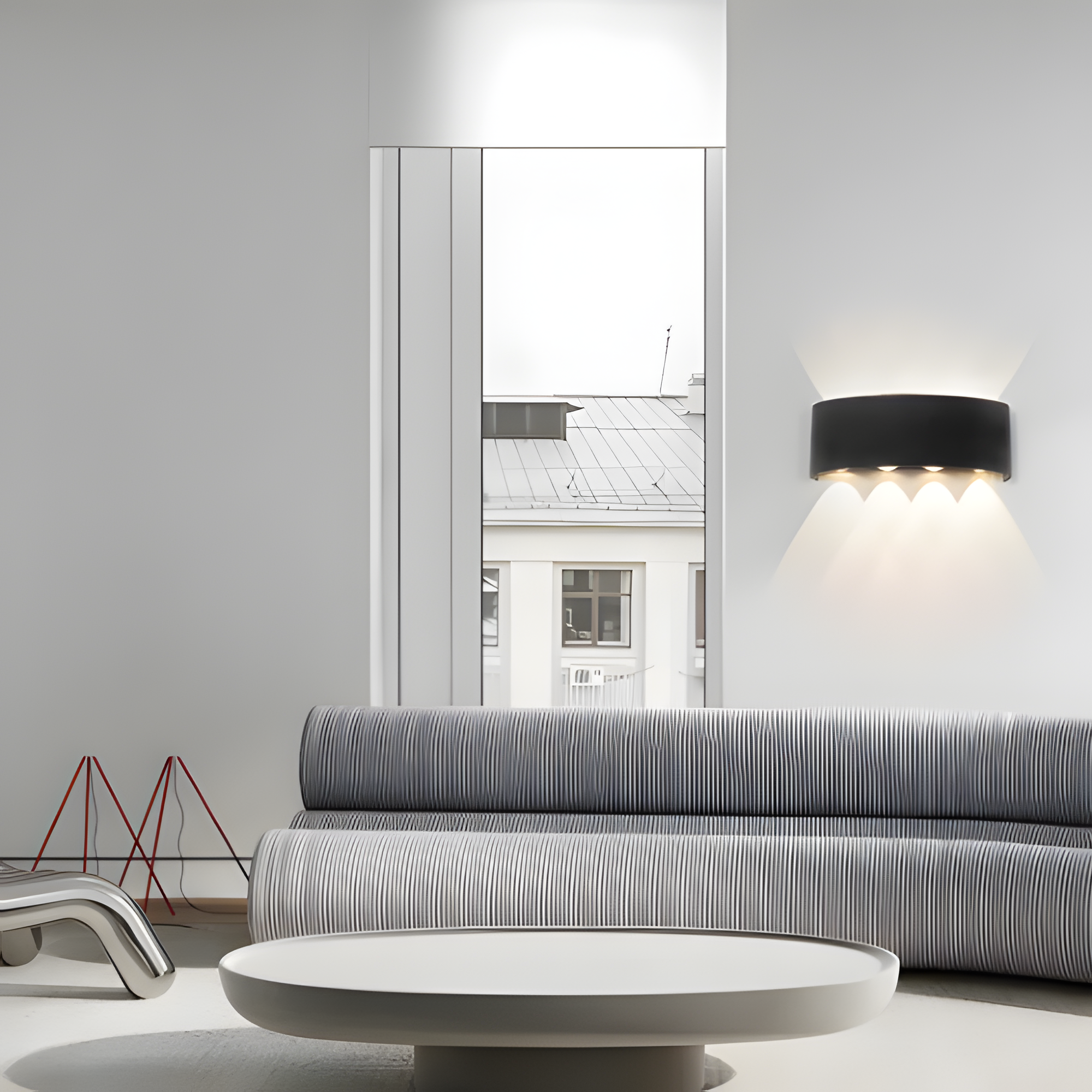 Lámpara De Pared De Doble Haz De Luz - LED resistente al agua