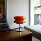 Lámpara De Mesa Doble Esfera - Moderno Italiano