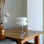 Lámpara De Mesa Doble Esfera - Moderno Italiano