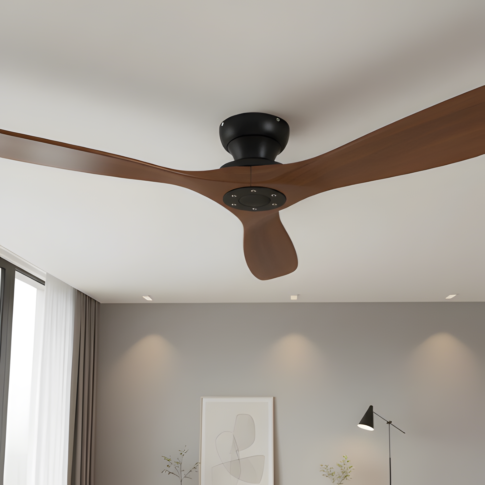 Ventilador De Techo Aero Wood - Elegancia