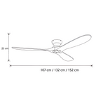 Ventilador De Techo Aero Wood - Elegancia